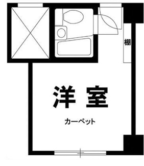 【間取り】 | 赤坂レジデンシャルホテル | 間取りです。