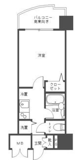 【間取り】 | パレステュディオ芝浦TokyoBay | 間取りです。