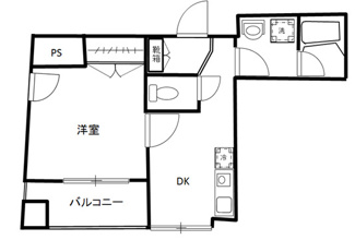 【間取り】 | 兼高ビル | 間取りです。