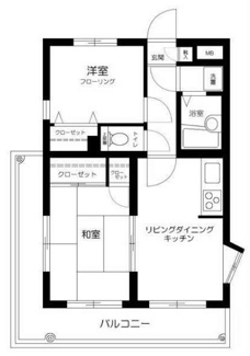 【間取り】 | セザール長原 | 間取りです。