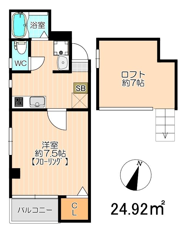イル・グラッツィア薬院Ⅲの間取り