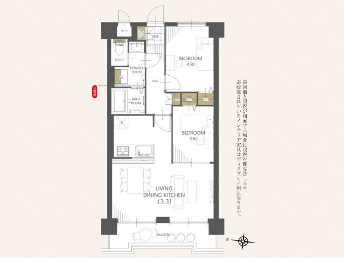 セザールお花茶屋の間取り|ドキドキの新生活も、安心してスタート。ぴったりの住まいを見つけませんか？クランディアが一緒に住まい選びをサポートします‼　まずは、お気軽にお問合せください　＃クランディア