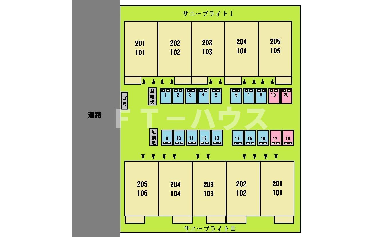 サニーブライトⅠの駐車場|駐車場