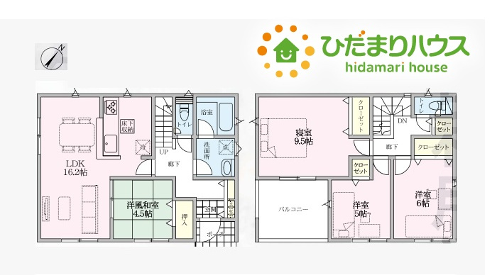 嵐山町志賀第5　新築一戸建て　クレイドルガーデン　01の間取り