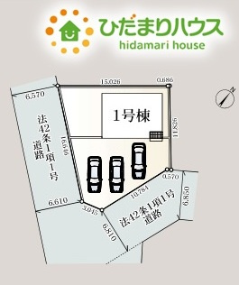 嵐山町志賀第5　新築一戸建て　クレイドルガーデン　01の区画図