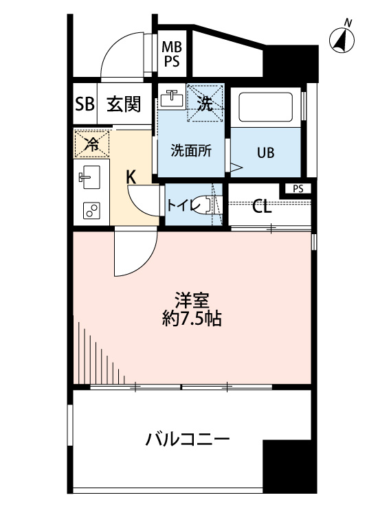 サヴォイテンジンクォーター　4階の間取り