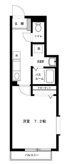 東尾久ルナコートの間取り|間取りです。