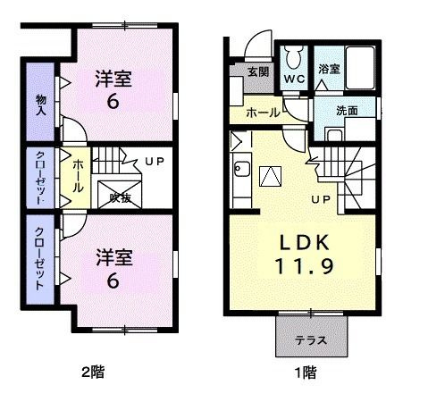 【間取り】 | ドリーム宮久保1番館