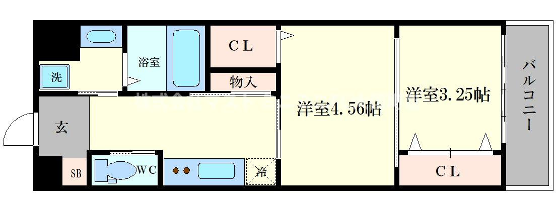 Nu岸里駅前の間取り