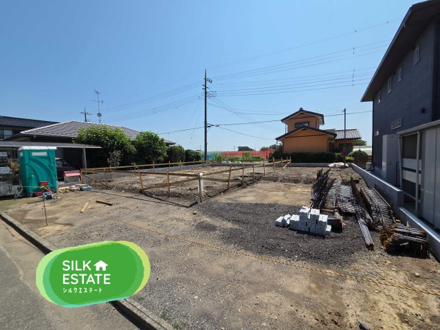 新築　太田市南ヶ丘町第3　1号棟　Cradle Gardenの外観|現地写真　2026年10月完成予定！同社完成済み物件のご内覧も可能です。お気軽にご連絡ください！