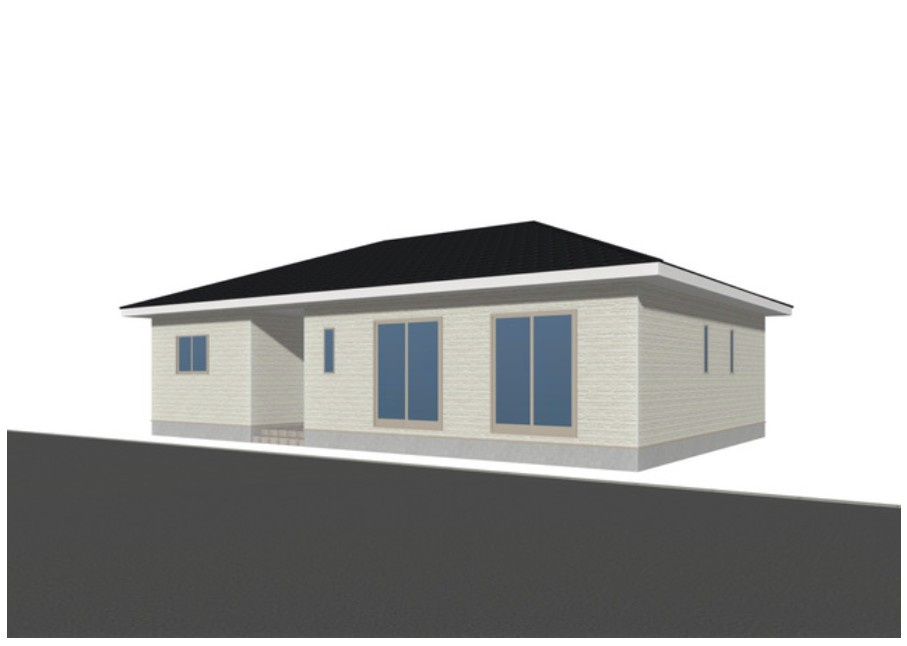 新築　太田市南ヶ丘町第3　1号棟　Cradle Gardenの外観パース|外観イメージです