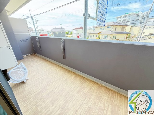 ワコーレ明石大久保ノースブライトのバルコニー