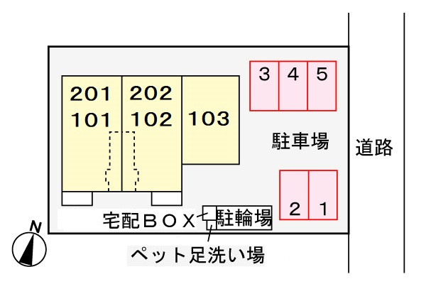 マロンドヒルの区画図