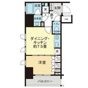 ライオンズ浅草橋ミレスの間取り|間取りです。