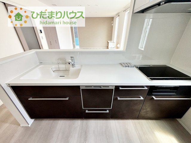 【キッチン】 | 筑西市二木成　新築戸建　2号棟 | IHコンロでお子様とご一緒にお料理はいかがでしょうか(^^)/