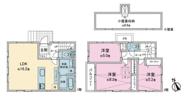 【間取り】 | 戸建て