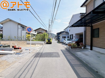 【前面道路含む現地写真】 | 清水区梅ヶ谷第3　新築戸建　1号棟
