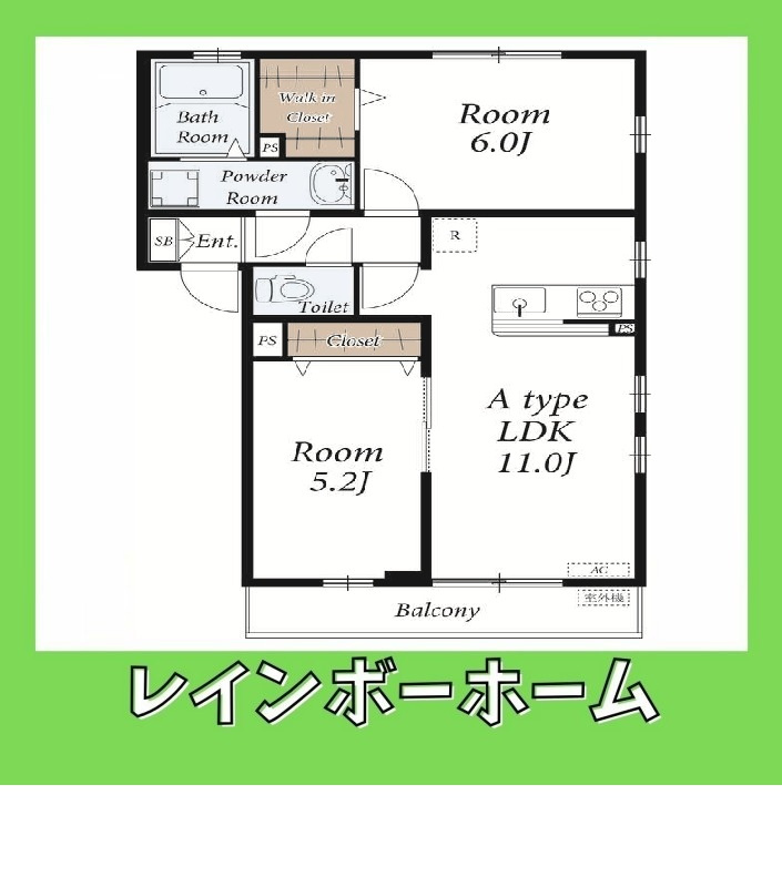 仲介手数料（賃料の1.10ヵ月）の50％OFF対象物件！の間取り