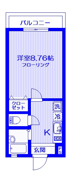 Bキャッスル東大宮の間取り