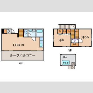 ドミサイルアザブの間取り