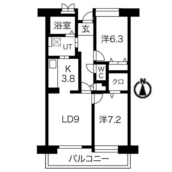 【間取り】 | アクティ目黒駅前1号棟