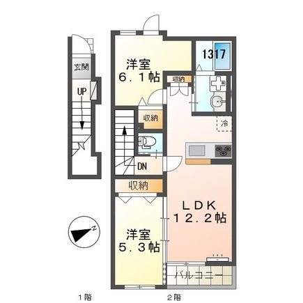 エール藤の間取り