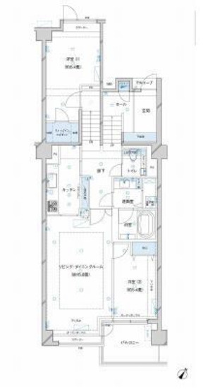 参宮橋マンションの間取り