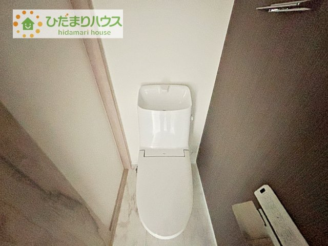【トイレ】 | 筑西市二木成　新築戸建　1号棟 | トイレは1F、2F共に完備！取り合いになることがありませんね(^^)/