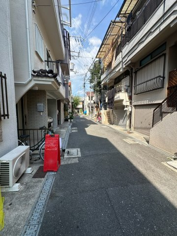門真市大池町の前面道路含む現地写真