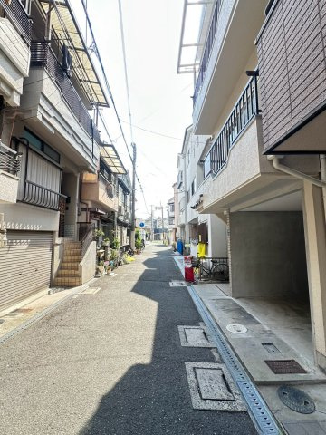 門真市大池町の前面道路含む現地写真