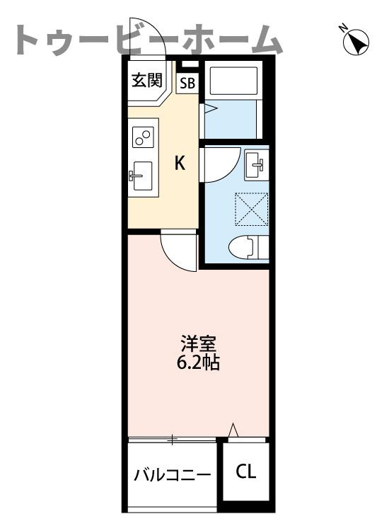 Ａｎｇｅ西所沢の間取り