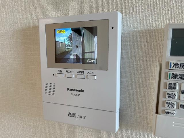 合志市須屋のアパートのセキュリティ|カメラ付きモニターホン