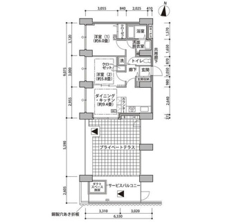 【間取り】 | 東雲キャナルコートCODAN14号棟