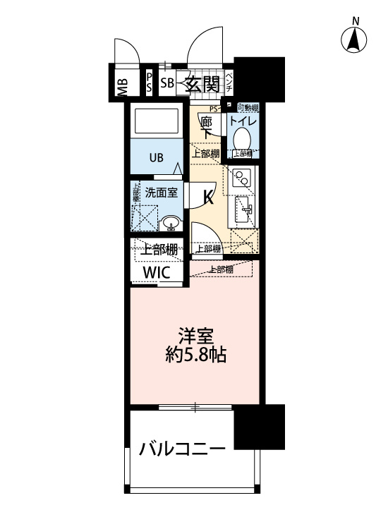サヴォイ博多スーペリア　7階の間取り