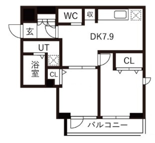 【間取り】 | スカイコートパレス蒲田Ⅱ | 間取りです。