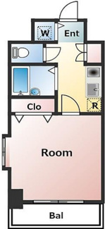 【間取り】 | クレアシオン浅草 | 間取りです。