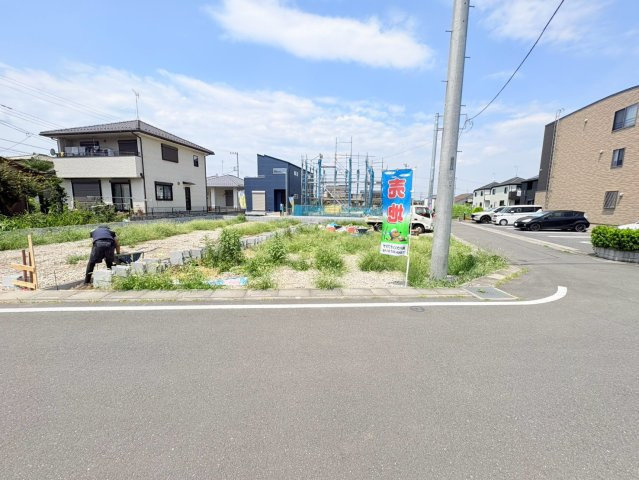鶴ヶ島市中新田　建築条件なし売地　東武越生線『一本松駅』徒歩3分　【新町小学区】の外観