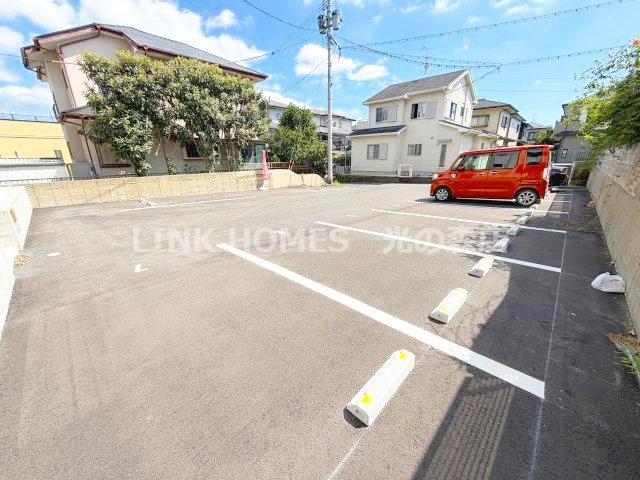熊本市東区御領３丁目のアパートの駐車場