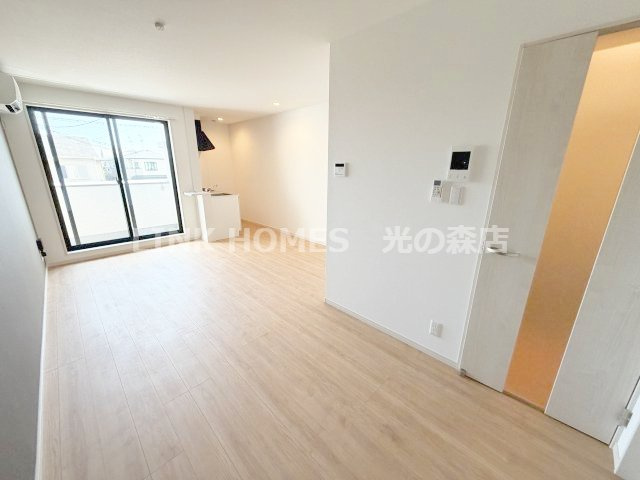 熊本市東区御領３丁目のアパートの居間・リビング