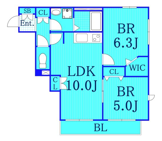 グラスパークの間取り