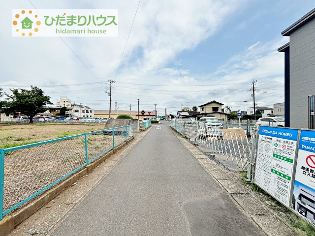 【前面道路含む現地写真】 | 筑西市二木成　新築戸建　3号棟 | 7/31撮影