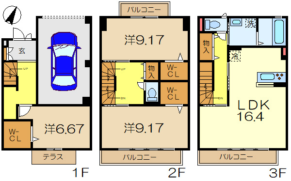 【間取り】 | カレッツァ２番館