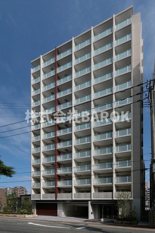 福岡市東区箱崎１丁目の賃貸マンションの外観パース