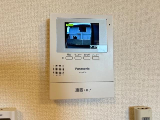 合志市須屋のアパートのセキュリティ|カメラ付インターホン