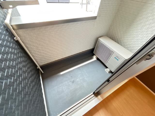 合志市須屋のアパートのバルコニー|ベランダ