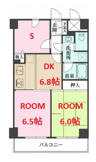 【間取り】 | 藤和小机コープⅢ