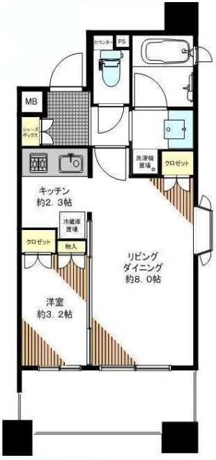 ダイナシティ新中野の間取り