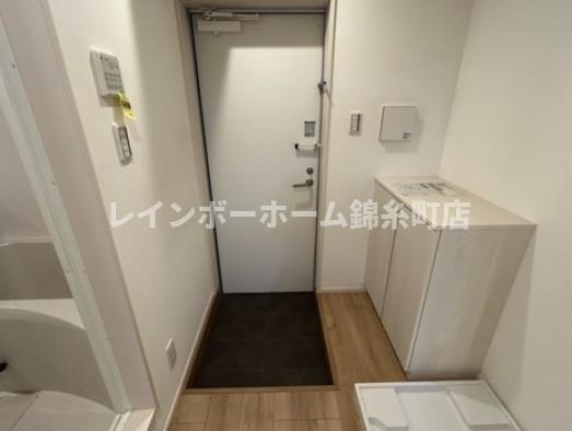 MQuarto葛飾四ツ木の玄関|※建築中のため同施工参考写真となります。