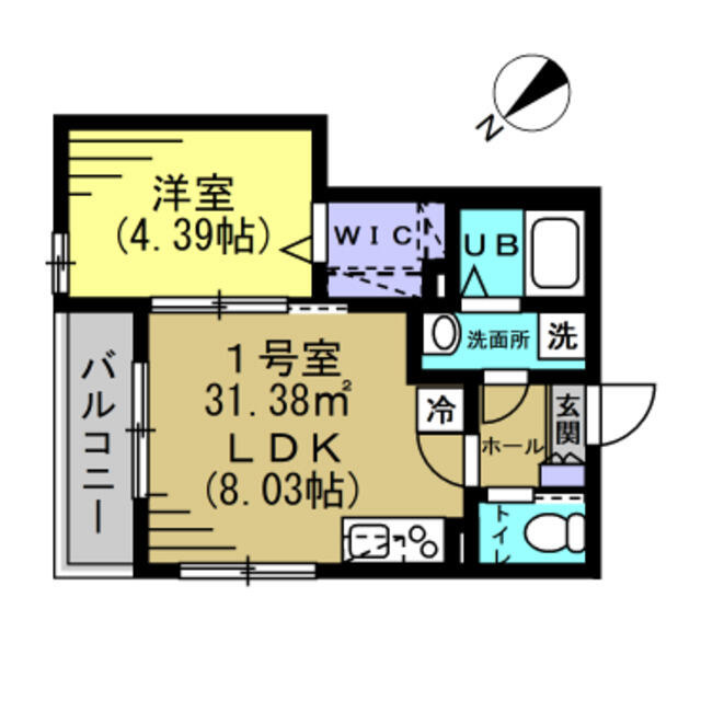 ＡＪ馬橋Ⅴの間取り