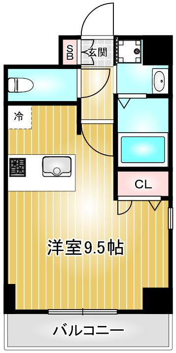 プレサンス泉アーバンゲート|名古屋市の賃貸ならMy賃貸の間取り|プレサンス泉アーバンゲート